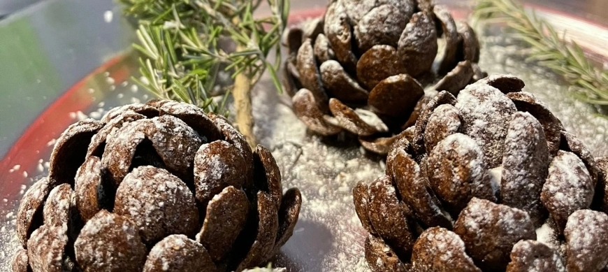 Piñas de mazapán