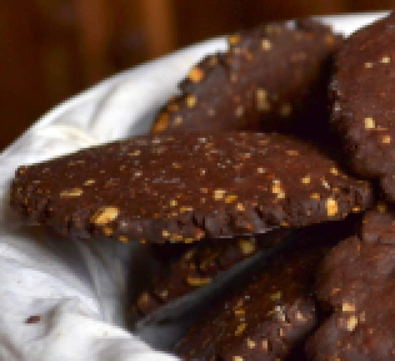 Galletas de algarroba y avena, con Thermomix