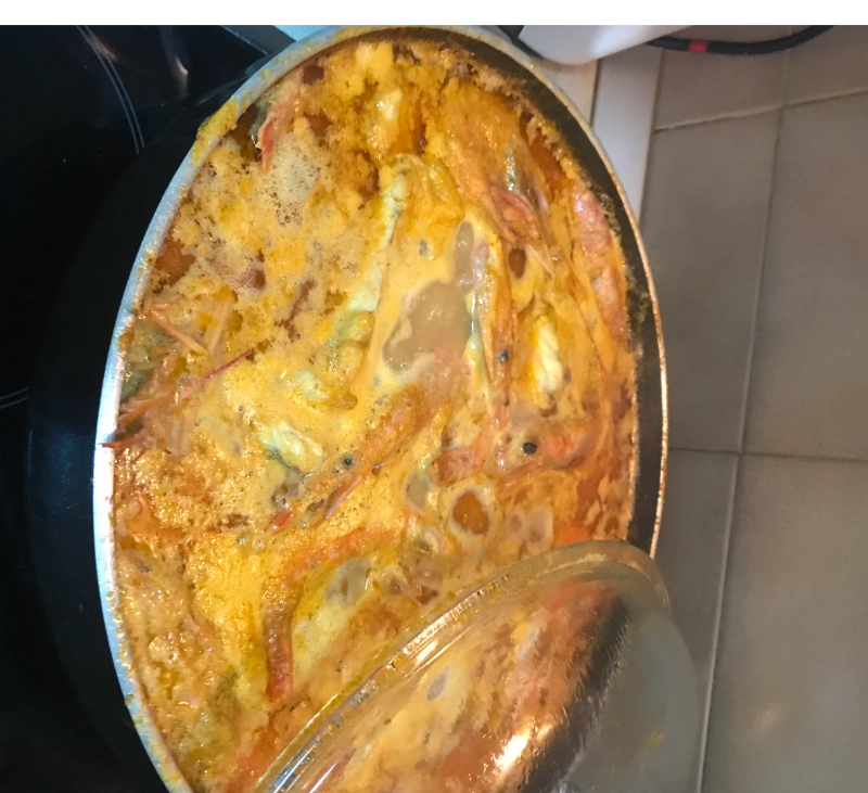 Caldereta de Dorada con thermomix