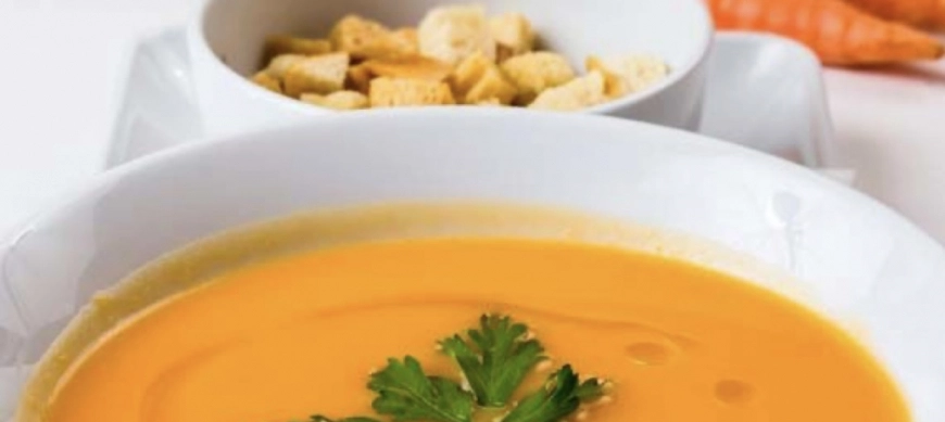 CREMA DE CALABAZA CON UN TOQUE DE JENJIBRE