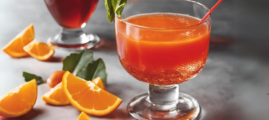 COCTEL DE CAMPARI CON NARANJA