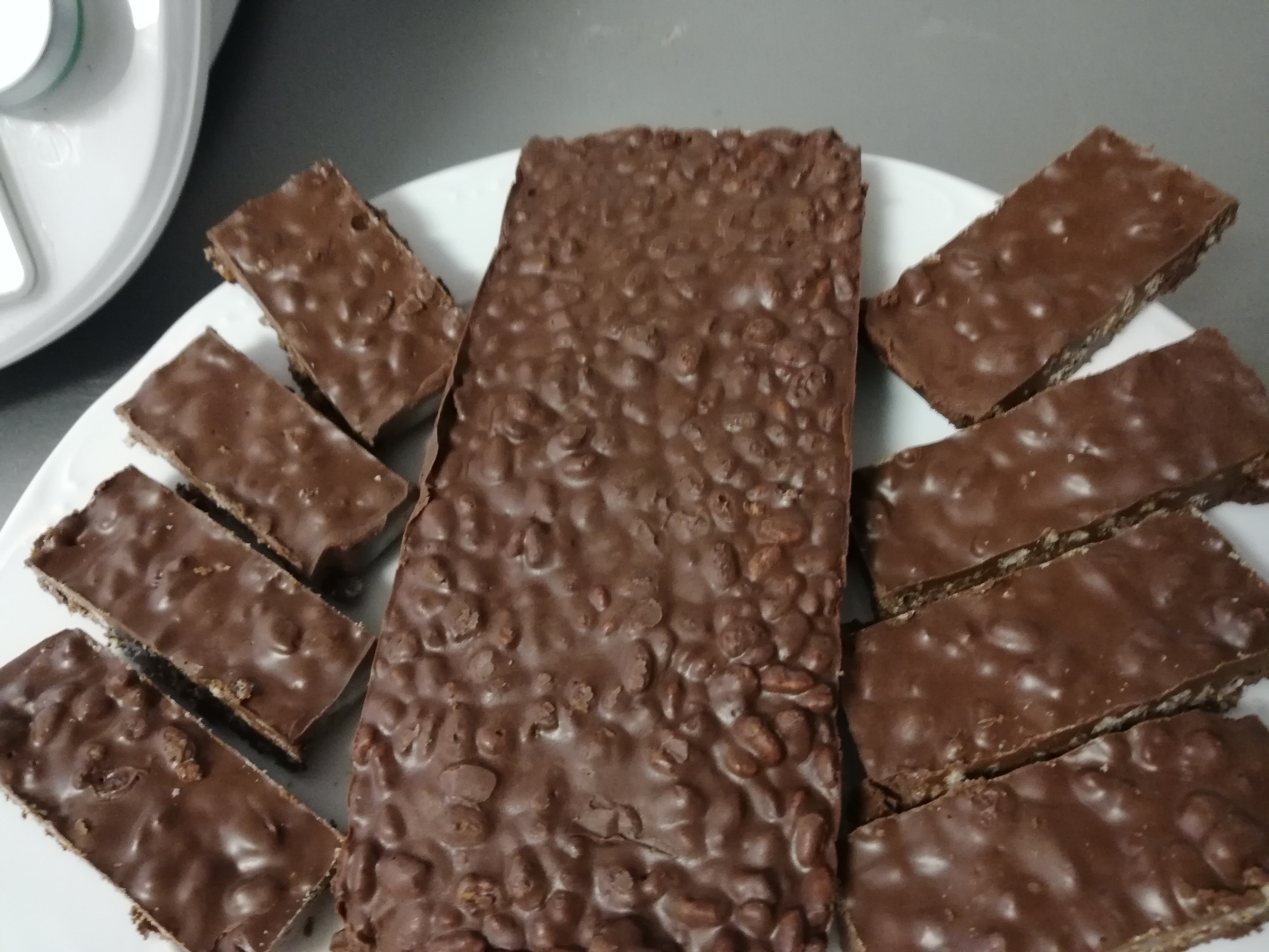 Turrón de chocolate crujiente Navidad Blog