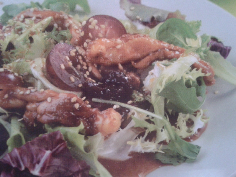 ENSALADA TEMPLADA DE POLLO