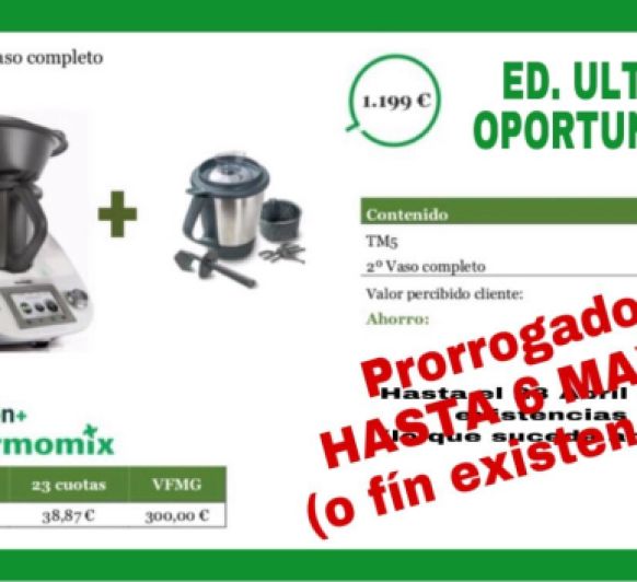 Edición ÚLTIMA OPORTUNIDAD !!