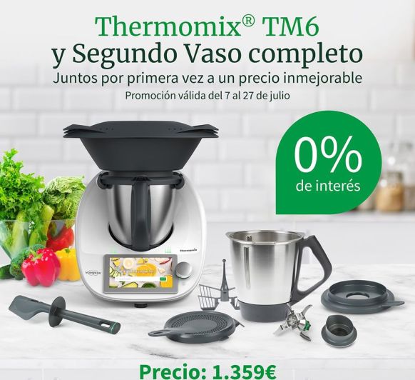PROMOCIÓN 0% INTERÉS Y DOBLE VASO!!