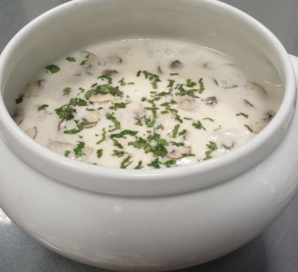 Sopa thai de langostinos y coco