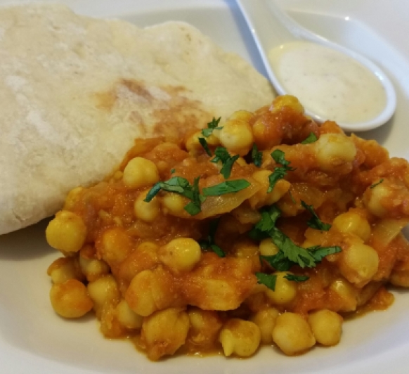 Curry de garbanzos, con Thermomix® 