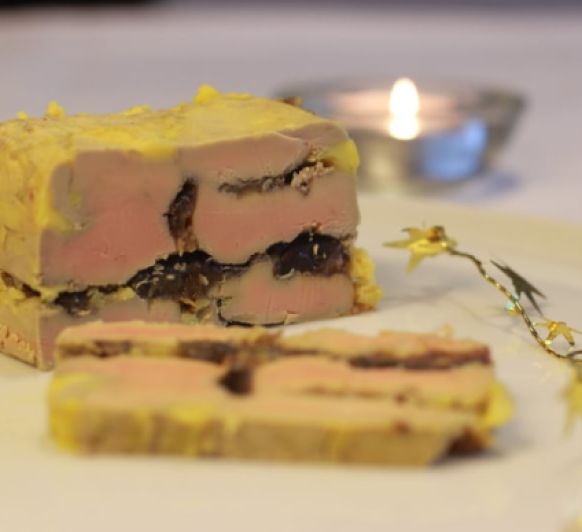 Terrina de foie gras con higos