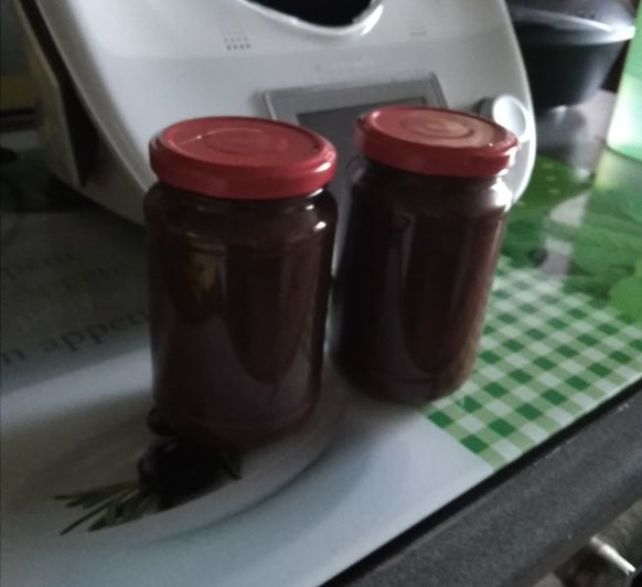 Magdalenas rellenas de crema de cacao