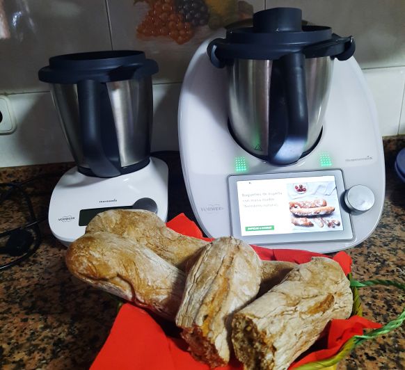 baguetes de espelta con masa madre
