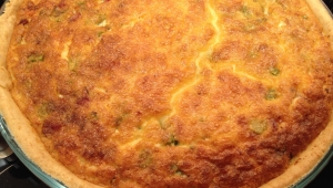 QUICHE DE ESPARRAGOS Y SERRANO
