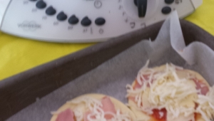 Mini pizzas para celiacos